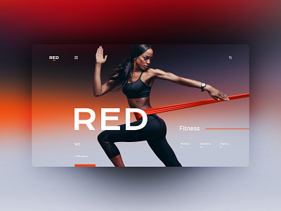 RED design landingpage ui uidesign ux uxdesign website