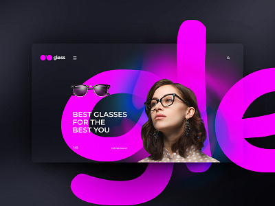 gless branding design landingpage logo ui uidesign ux uxdesign website