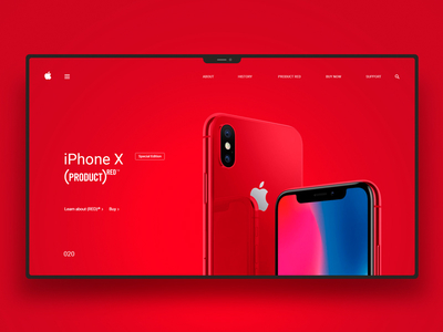 iphone X Product RED