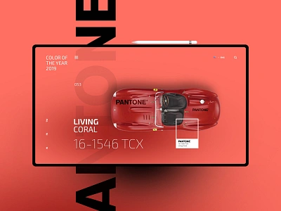 Pantone design landingpage ui uidesign ux uxdesign website