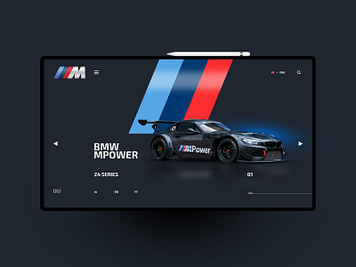 M power design landingpage ui uidesign ux uxdesign website