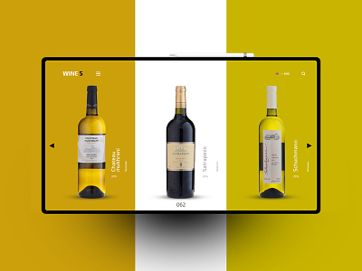 Wine design landingpage ui uidesign ux uxdesign website
