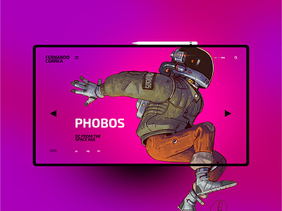 Phobos design landingpage ui uidesign ux uxdesign website