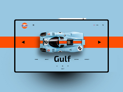 Gulf design landingpage ui uidesign ux uxdesign website