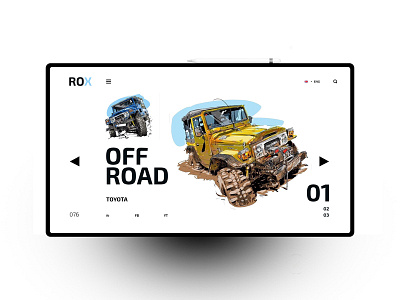 Off Road design landingpage ui uidesign ux uxdesign website