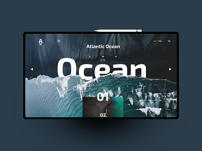 Ocean design landingpage ui uidesign ux uxdesign website