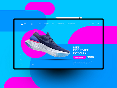 Nike design landingpage ui uidesign ux uxdesign website