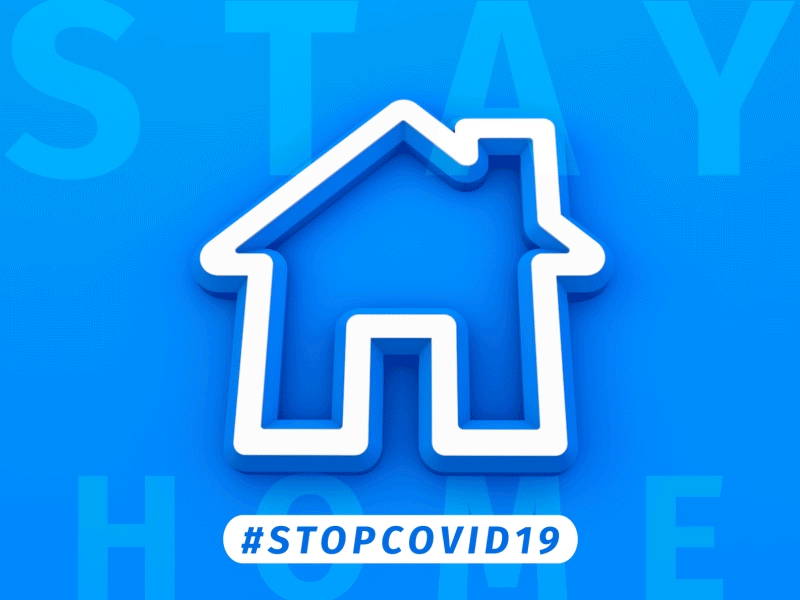 Stay Home after effects animation cinema4d covid19 motion design motion graphics stay home stay safe stayhome