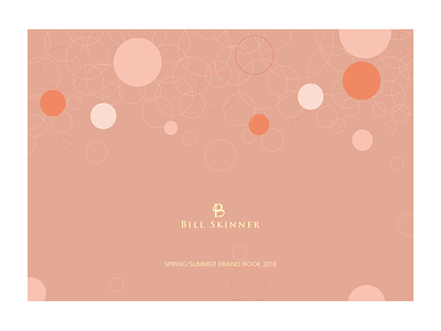 Bill Skinner jewellery brand book spring summer 2018 brand book bubbles design jewellery jewelry layout look book
