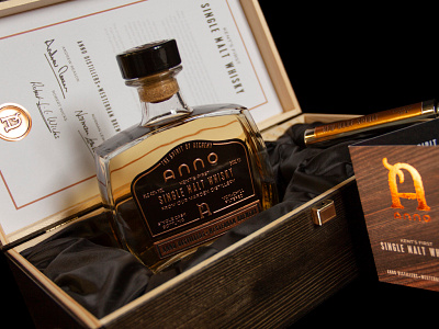 Anno limited edition whisky packaging