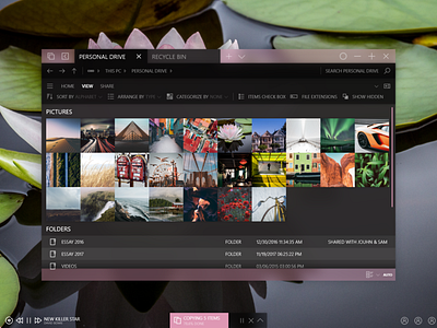 Microsoft Windows Explorer App adobexd app design explorer file explorer file manager fluent fluent design microsoft ui ux windows windows 10