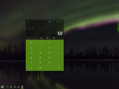MicrosoftWindows Calculator App adobexd app calculator calculator app design fluent fluent design microsoft ui ux windows windows 10