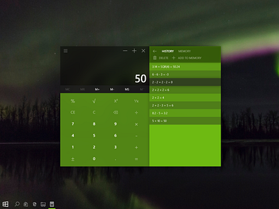 Microsoft Windows Calculator App adobexd app calculator calculator app design fluent fluent design microsoft ui ux windows windows 10