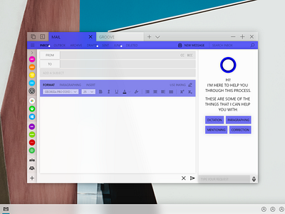 Microsoft Windows Mail App adobexd app design fluent fluent design mail mail app mail box microsoft ui ux windows windows 10
