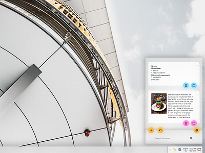 Winodws London Sticky Notes adobexd fluent fluent design micorosft design microsoft note onenote sticky notes surface ui ux windows windows 10