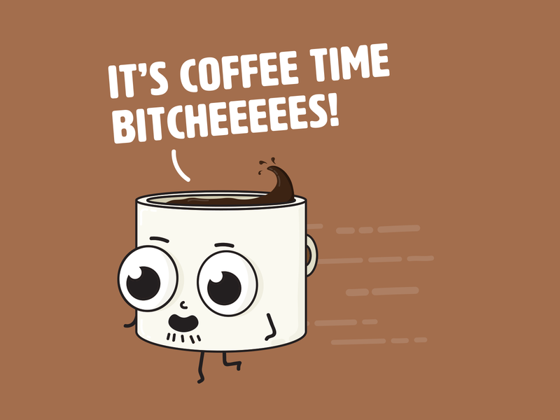 Download Monday coffee by Henrique Berthier on Dribbble