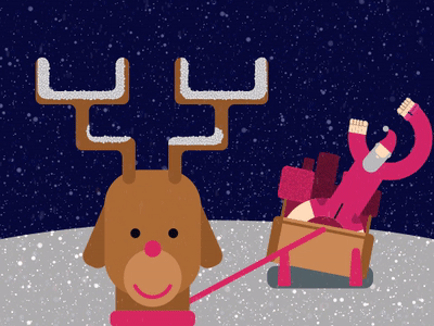 Merry Christmas 🎄 animation christmas december illustration iran motion graphics santa santa claus tehran winter