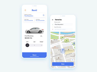 Renti - Car Rental App V2