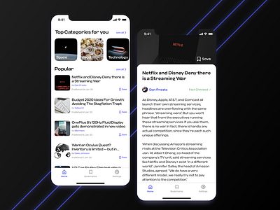 News App Concept. app design ios ios app design news newsfeed ui uiux ux