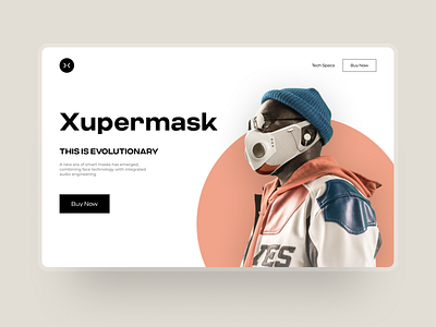 Xupermask – Landing Page