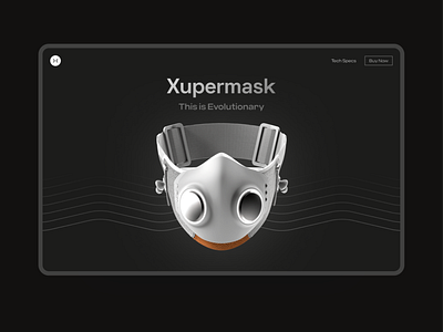 Xupermask – Dark Landing Page