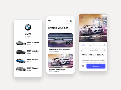 Car Store Mobile App app app concept app design booking car car shop cars carservice design ios ios app design ui uiux ux