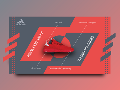 Adidas Sneaker Flyer adidas adjust branding design flyer modern poster