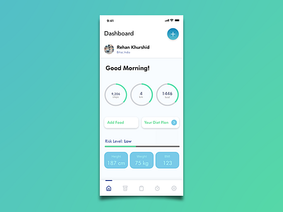 Health App - Dashboard