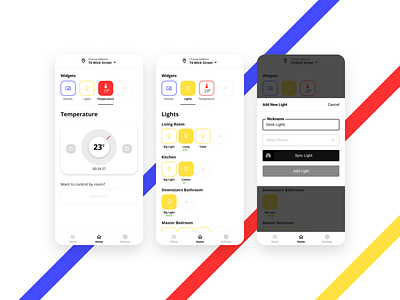 Smart Home Dashboard app dailyui dashboard dashboard design dashboard ui design mobile app design product design smarthome ui ux