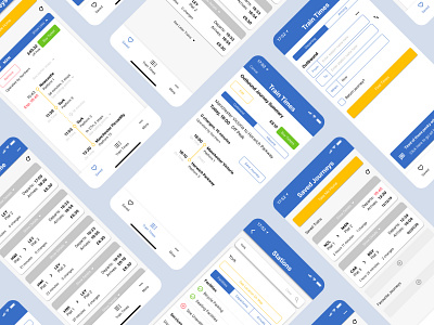 National Rail Re-Design app design product design ticket app trains travel app ui ux