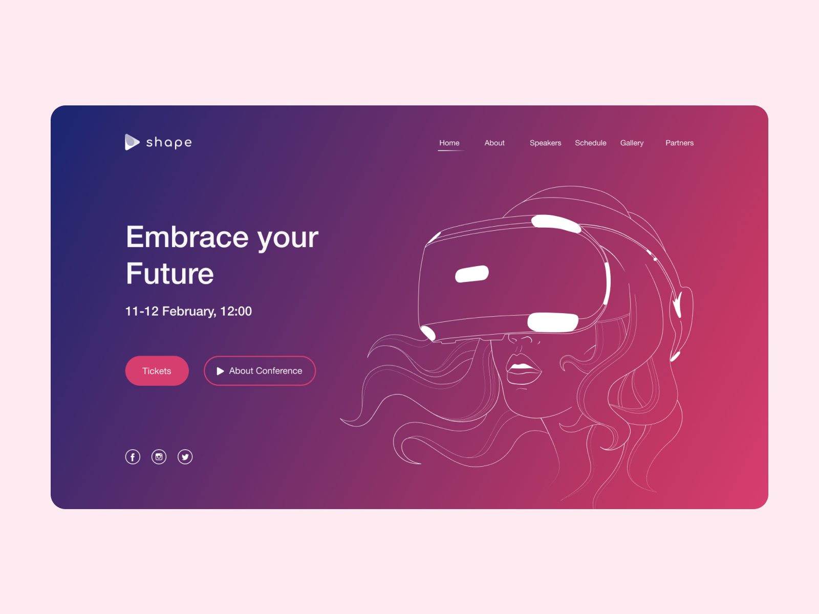 Vr Conference By Litvinova Ecaterina On Dribbble