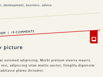 Slanted #1 css3 tumblog woothemes