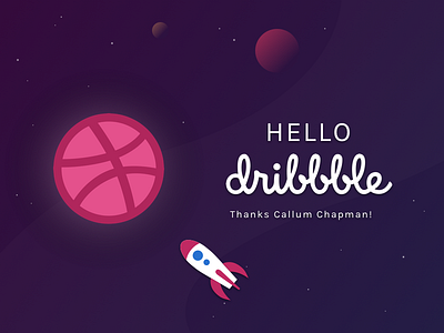 Hello Dribbble! debuts hello dribble illustration space