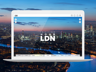 24h London - Lenstore gigalapse panorama time lapse ui ux