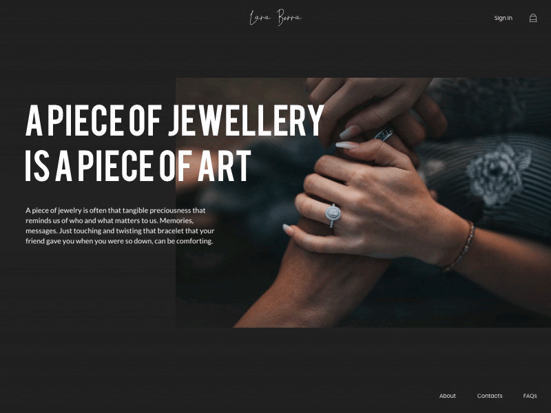 Multi Layer Transition For Jewellery Concept animation animation design bebas neue concept dark e commerce fashion jewellery layer loader loading motion design multi layer multi layer transition nudes on load portfolio principle transition typography