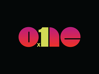 ONE x 1 wordmark