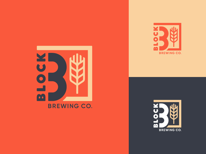 Block 3 Brewing Co. – Rebrand rebranding rebrand color logo design craft brewery craft beer brewery logo beer illustration vector identity typography logo design branding