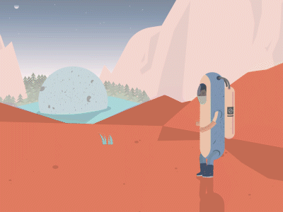One small Jump animated animation character colourful design draft gif graphics illustrator motion motion graphics