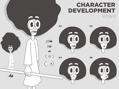 Character development - Afro Wizard