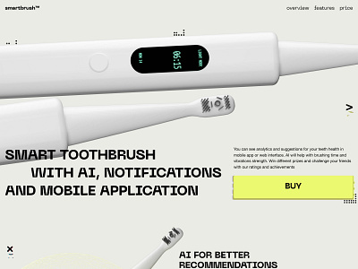 Smartbrush product page design app design illustration interface product ui ui ux ui design