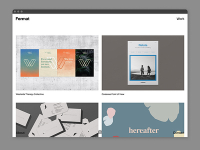 Format Studio Website | Work