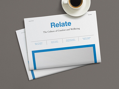 Coalesse Relate Essay art direction design graphic design layout print print design