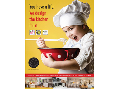 Kitchen Designer Print Ad