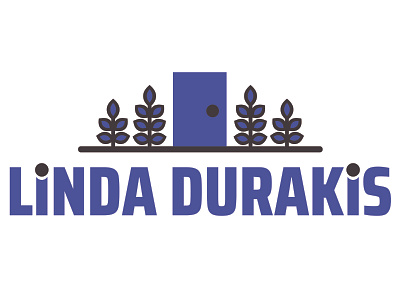 Linda Durakis Realtor Logo art direction branding design graphic design illustration logo real estate real estate agent real estate branding typography