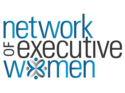 Network of Executive Women Logo art direction award winning branding design graphic design logo typography