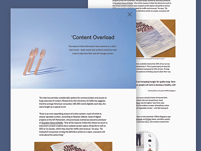 Content Overload - Protein® Audience Survey clean fullscreen responsive simple text typography website