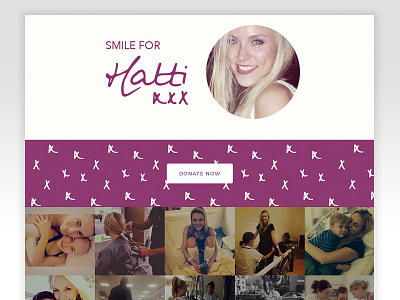 Smile for Hatti clean design flat website