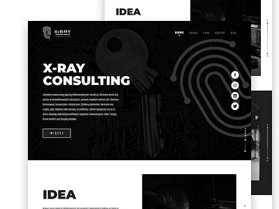 X-RAY CONSULTING WEB UI DESIGN HOMEPAGE animation buttons design logo navigation rwd scroll scroll animation ui ui design ux uxdesign web web design webdesign website website design www