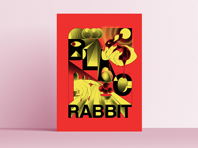 BLAC RABBIT gigposter