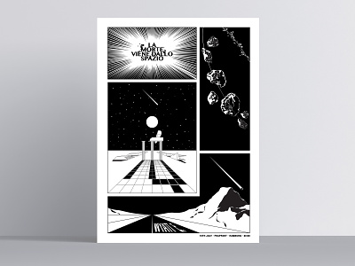 La Morte Viene Dallo Spazio / Wyatt E. Gigposter design graphicdesign illustration music poster poster art serigraphy vector vector art
